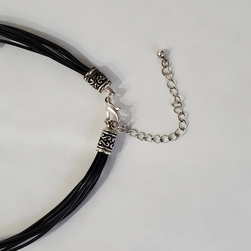 Paua Shell Abalone Statement Pendant Necklace - image 3